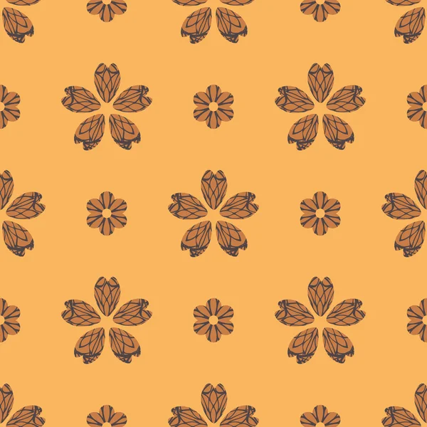 Zarif doodle seamless modeli