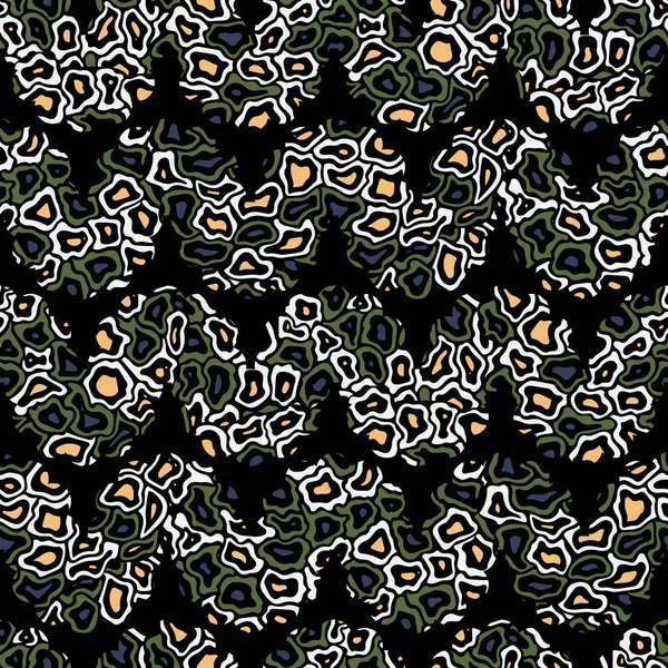 Zarif doodle seamless modeli