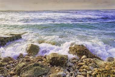 Indonesian beach on the island of Bali/Indonesia/