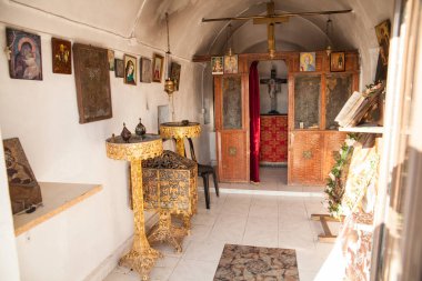 Faliraki, Rodos, Yunanistan; Bay Rhodes island, Yunanistan Lindos sahil kapalı.