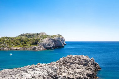 Sahilden sahile Yunanistan Rodos Adası. Sahil l