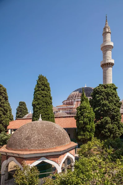 Старі suleman мечеть в центрі міста Родос, Греція. — стокове фото