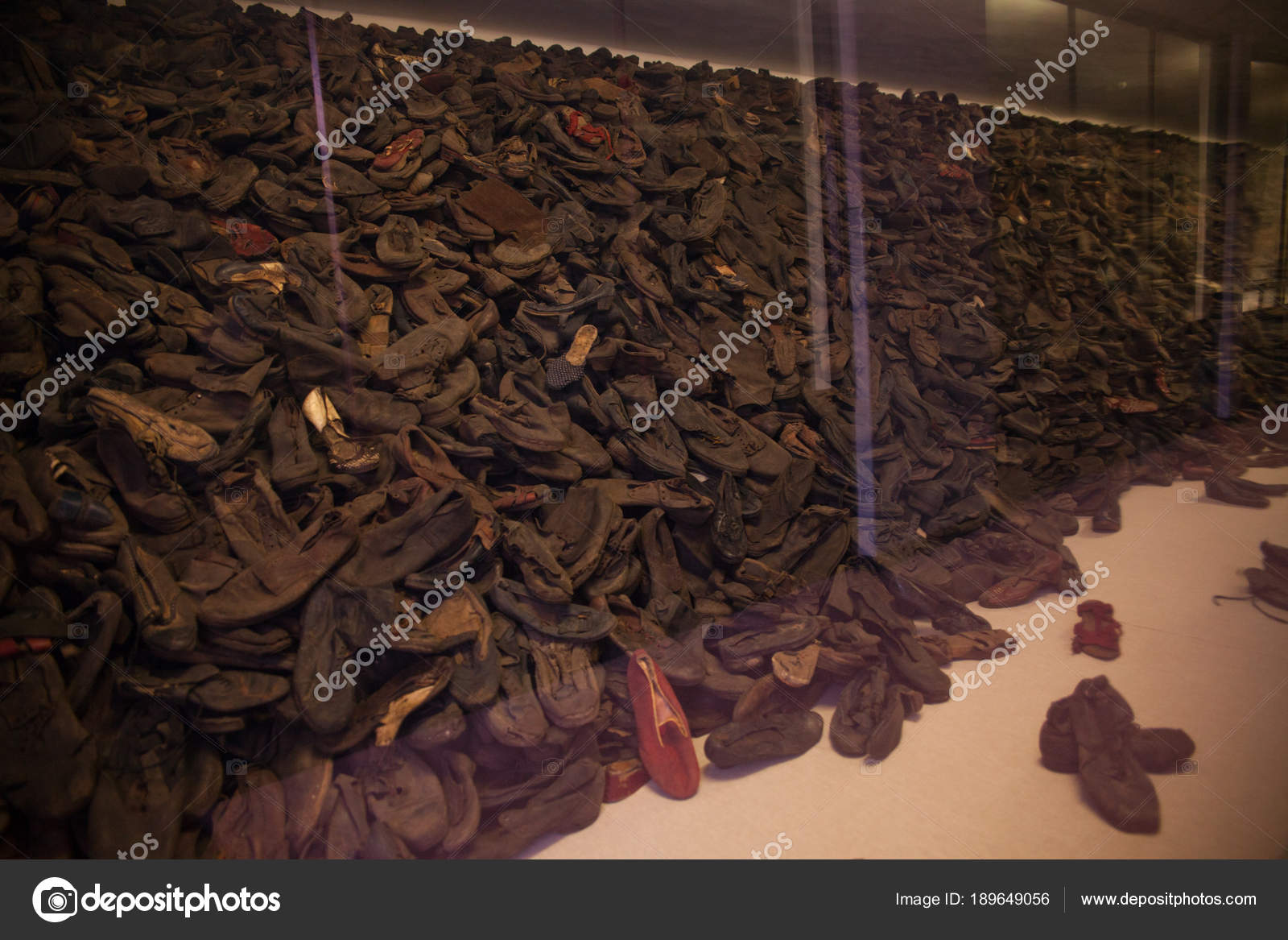 Museum Auschwitz Holocaust Memorial Museum Stacks Shoes