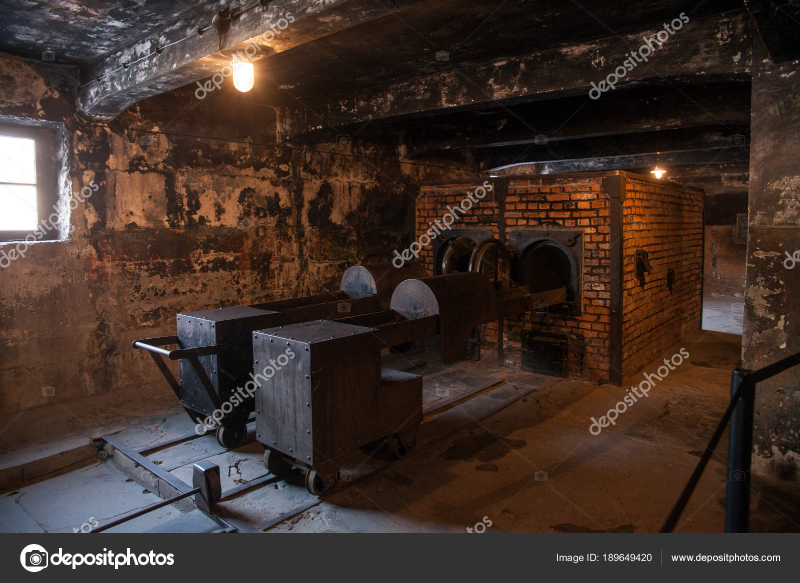 Auschwitz Poland May 2017 Museum Holocaust Crematorium Next Gas