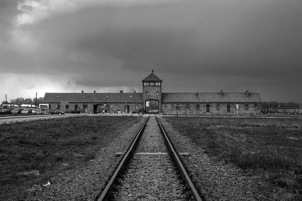 Auschwitz Birkenau Oświęcim Marca 2018 Muzeum Auschwitz Birkenau Muzeum Holokaustu — Zdjęcie stockowe