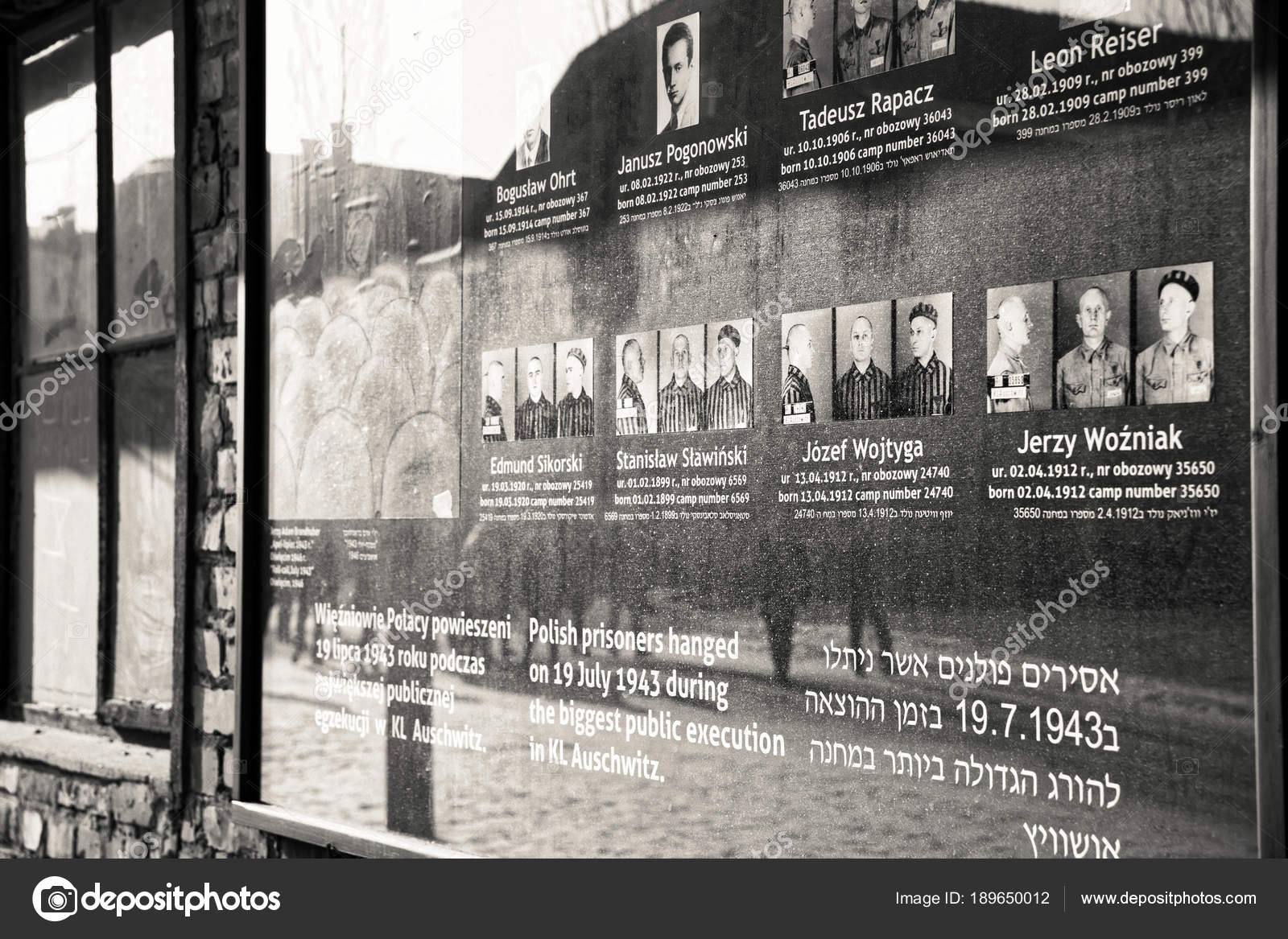 Auschwitz Birkenau Oswiecim Poland March 2018 Fragment Gallows