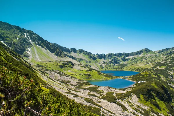 Όρη Tatras Κοιλάδα Των Πέντε Λίμνες Θέα Στα Βουνά Και — Φωτογραφία Αρχείου