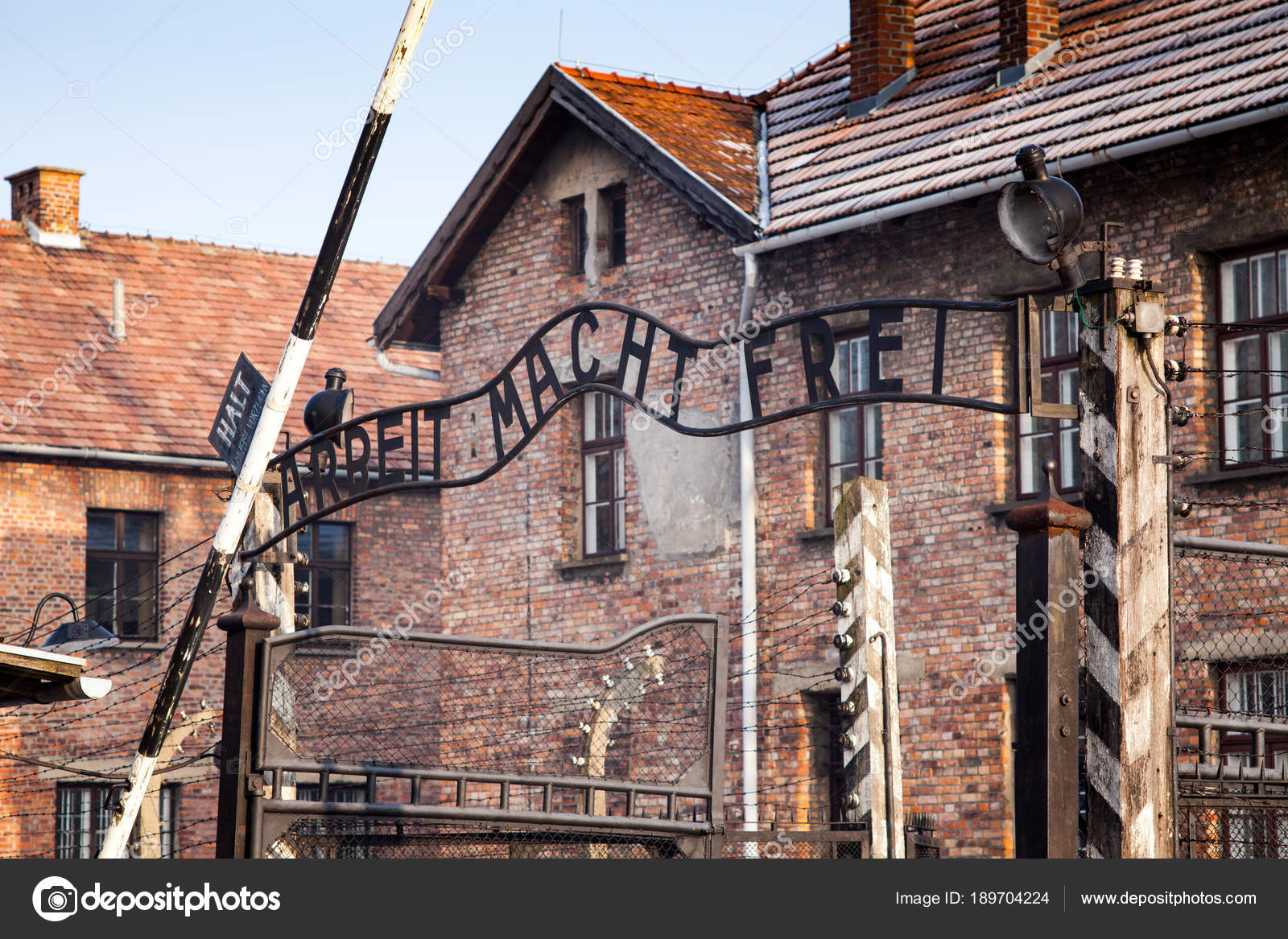 Auschwitz Poland January 2017 Museum Auschwitz Holocaust Memorial