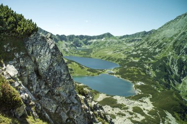 Lehçe dağlar vadi beş Göller. Zakopane Milli Parkı.