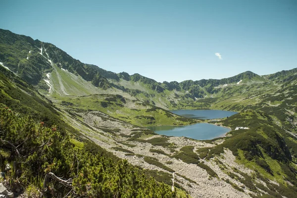 Polskie Góry Dolina Pięciu Jezior Park Narodowy Zakopanem — Zdjęcie stockowe