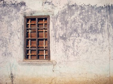 Duvar. Eski kapı yan ve arka planı