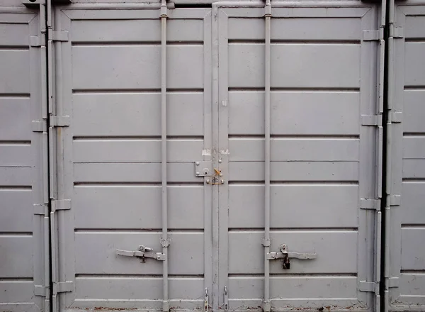 Containers mock up wall there — Stock Photo, Image