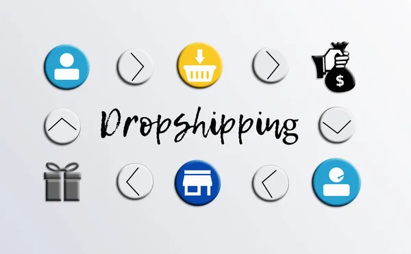 Cómo funciona dropshipping — Foto de Stock