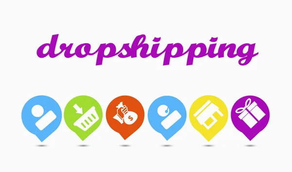 How Dropshipping Works — Stock Photo, Image