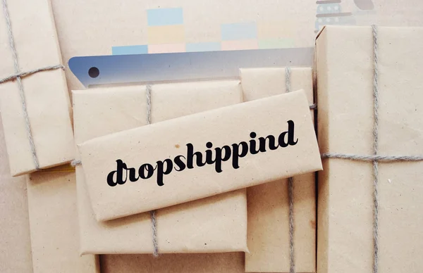 How Dropshipping Works. — Stock Photo, Image