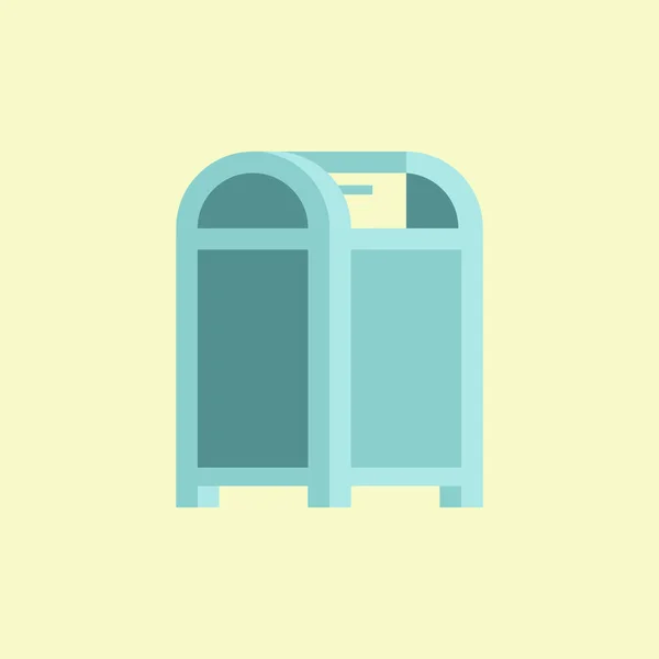 Vecteur une boîte aux lettres, mail flat design . — Image vectorielle