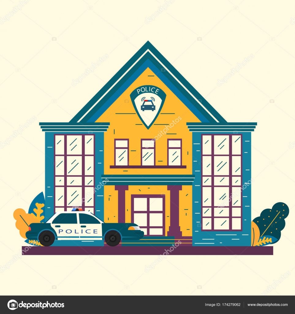 கட்டிடத்தின் காவல்துறை முகப்பு