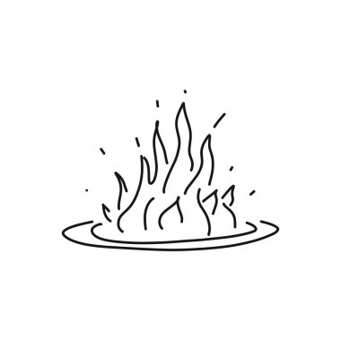 Bilgilendirici el ilanı çizimi el alevi çekti.