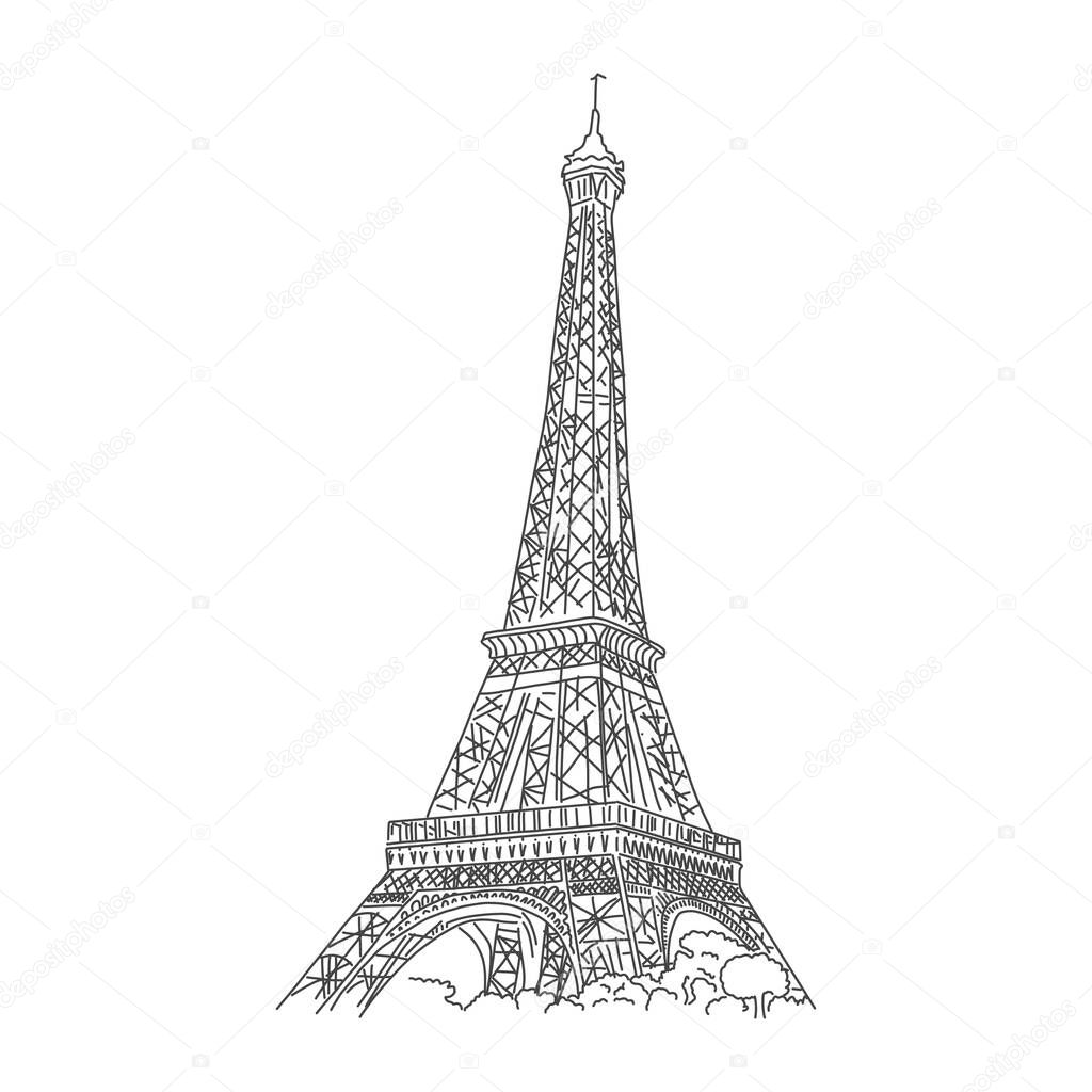 Visiting famous landmark france, eiffel tower. Romantic place for dating. Architectural landmark Paris. Most recognizable and tallest building in France. Successful travel destination.