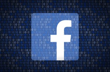 Galati, Romanya - 10 Nisan 2018: Facebook güvenlik ve gizlilik sorunları. Veri şifreleme kavramı