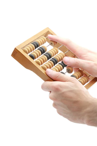 İnsan eli ile eski abacus