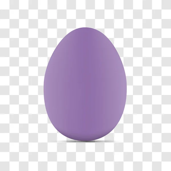 Vector Realistische Ultra Violet Eieren Geïsoleerd Transparante Achtergrond Bank Easter — Stockvector
