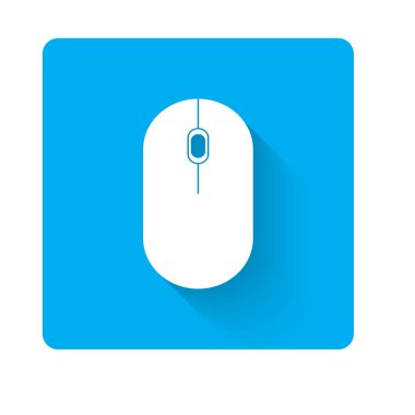 Fare simgesi. Düz stil sembolü. Vektör çizim, Eps10.