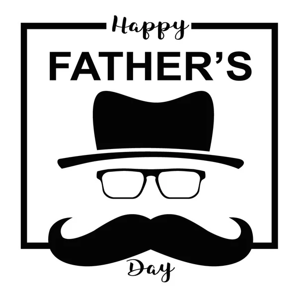 Happy Fathers Day Background Hipster Design — Stock Photo, Image