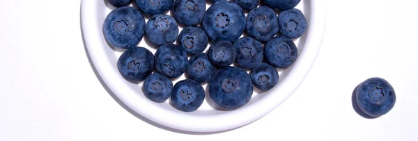 Blueberry on white background. — Stock Photo, Image