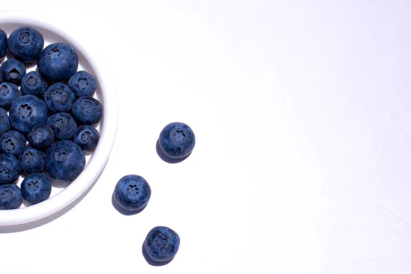 Blueberry on white background. — Stock Photo, Image