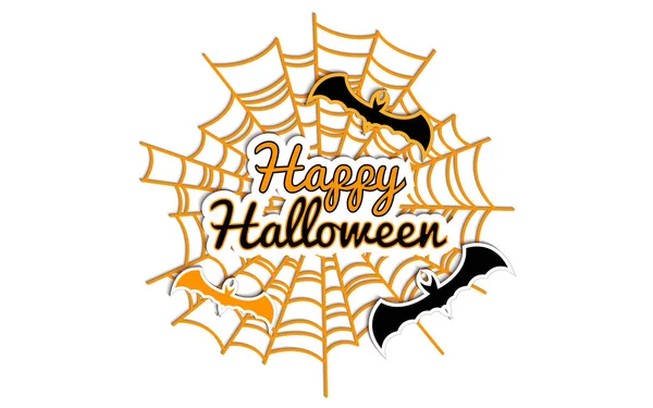 Mutlu Cadılar Bayramı. Vektör illüstrasyonu.