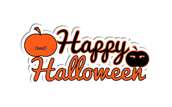 Buon Halloween. Illustrazione vettoriale. — Vettoriale Stock