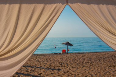 Yaz manzara. Akdeniz.