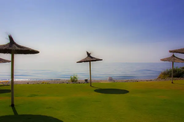 Paesaggio estivo. Mare Mediterraneo . — Foto Stock