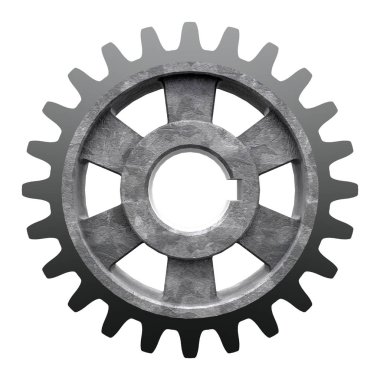 Dişli transmisyon öğenin 3D modeli