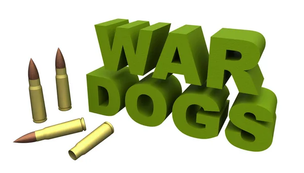 Krigets hundar - Ammunition — Stockfoto