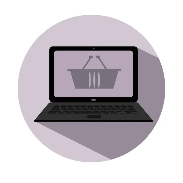 Icono de compra on-line — Vector de stock