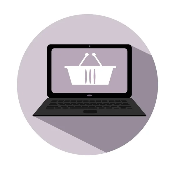 Icono de compra on-line — Vector de stock