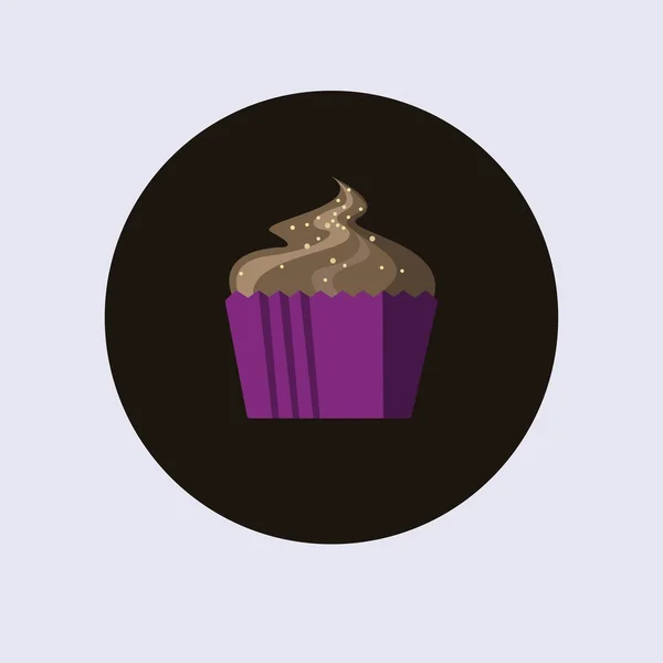 Icône de gâteau. Icône Cupcake Vector. icône Cupcake Art. Cupcake icône eps. icône Cupcake Image. Cupcake icône logo. Cupcake icône signe. Cupcake icône Plat. Cupcake icône design . — Image vectorielle