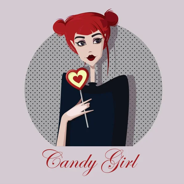 Ilustracja kolorowy Candy. — Wektor stockowy