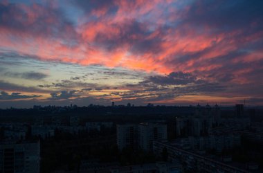 günbatımı, 24 kat görünümünden