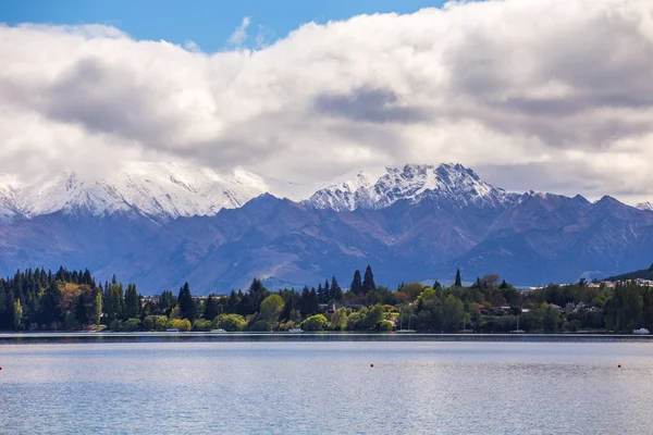 Λίμνη Wanaka στη Νέα Ζηλανδία — Φωτογραφία Αρχείου