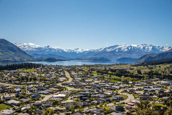 Queenstown ve Yeni Zelanda'da Remarkables görünümünü — Stok fotoğraf