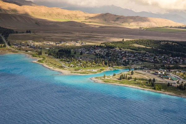 Yeni Zelanda 'nın Tekapo kasabası — Stok fotoğraf