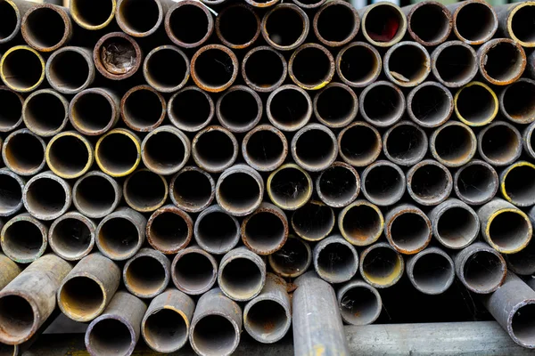 Tubo de aço, tubulação Matal, tubulação para o permutador de calor — Fotografia de Stock