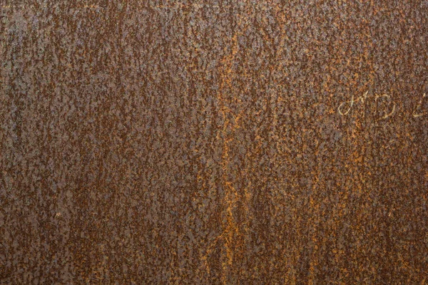 Rusty carbon steel plate in factory, background.