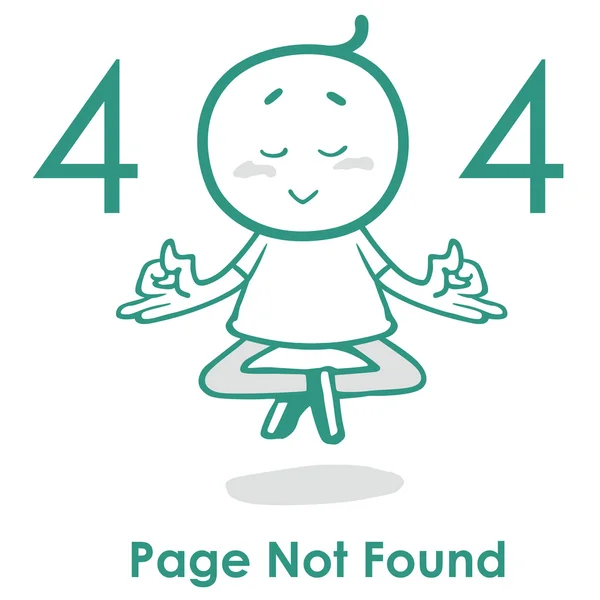 Error 404 Page Layout Vector Design Website Creative Concept 404 Web Page Error — Stock Vector