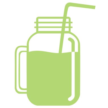 Suyu kavanoz vektör çizim