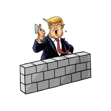 Donald Trump bir duvar inşa
