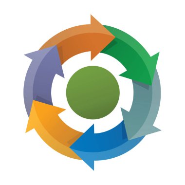 Daire okları Infographic şablonu. Diyagramı, grafik, sunum ve yuvarlak grafik Bisiklete binme. İş kavramı